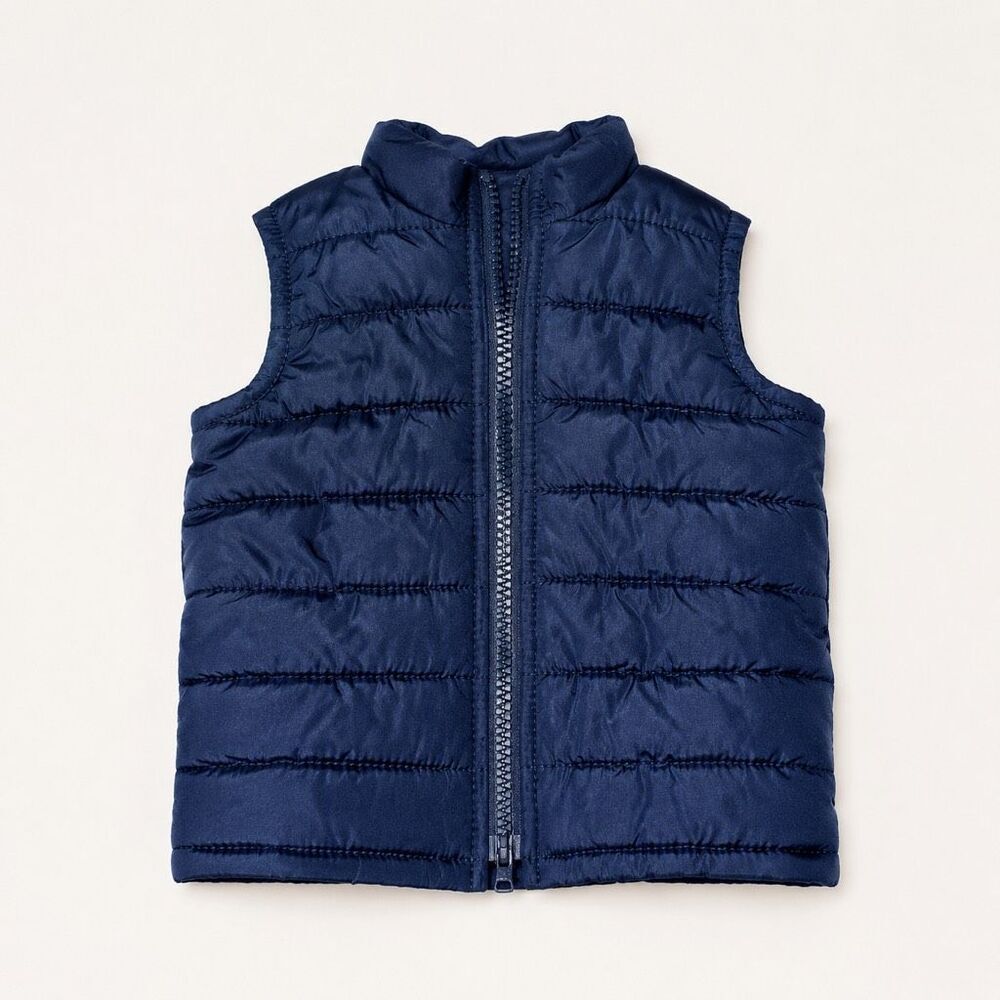 Old Navy Toddler Navy Blue Puffer Vest 18–24 Months NWOT
